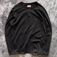 ユウジ ヘンリーネック ロングスリーブTシャツ