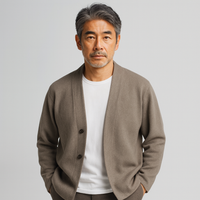 ソウタ ミニマル ニットジャケット