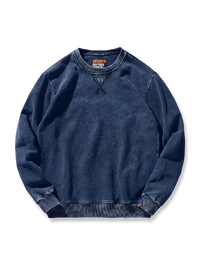 レン ヴィンテージウォッシュクルーネックスウェットシャツ
