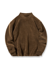 リオン ソフトフリース モックネック スウェットシャツ