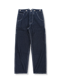 ハルピンストライプデニムパンツ