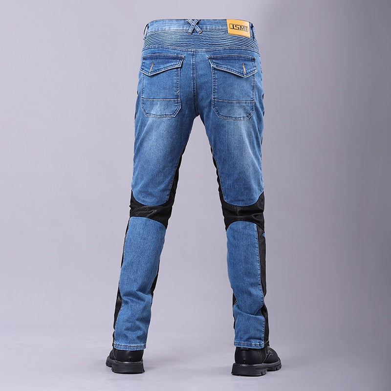 トモヒロ バイカープロテクション デニムパンツ