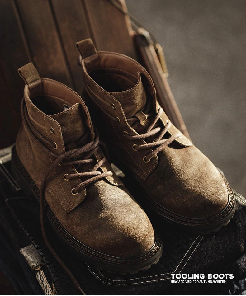 ユウタ スエードワークブーツ