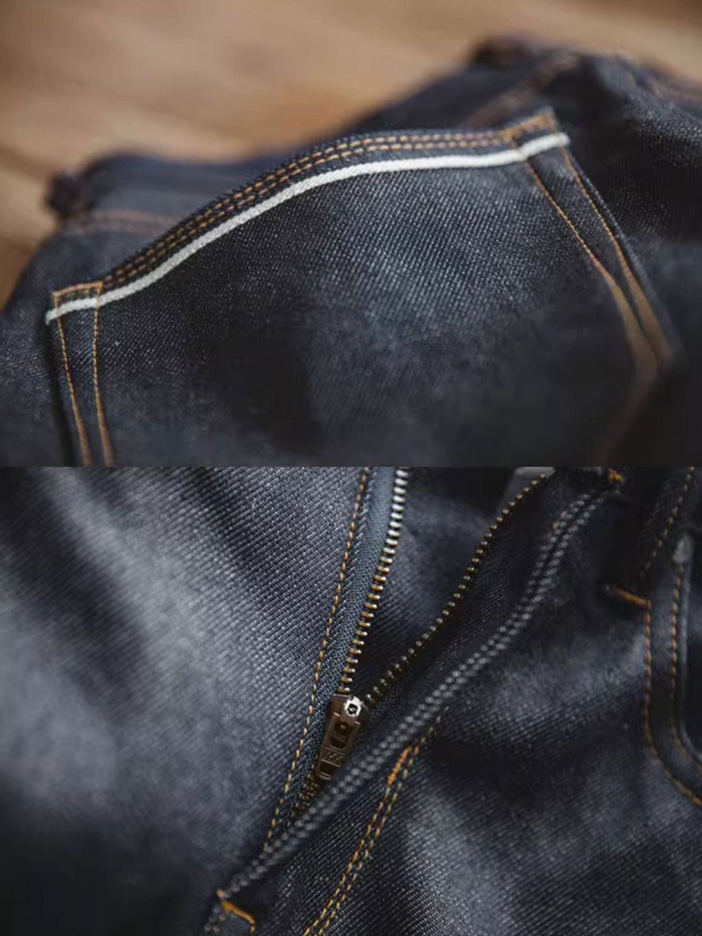 ユウセルビッジデニムジーンズ