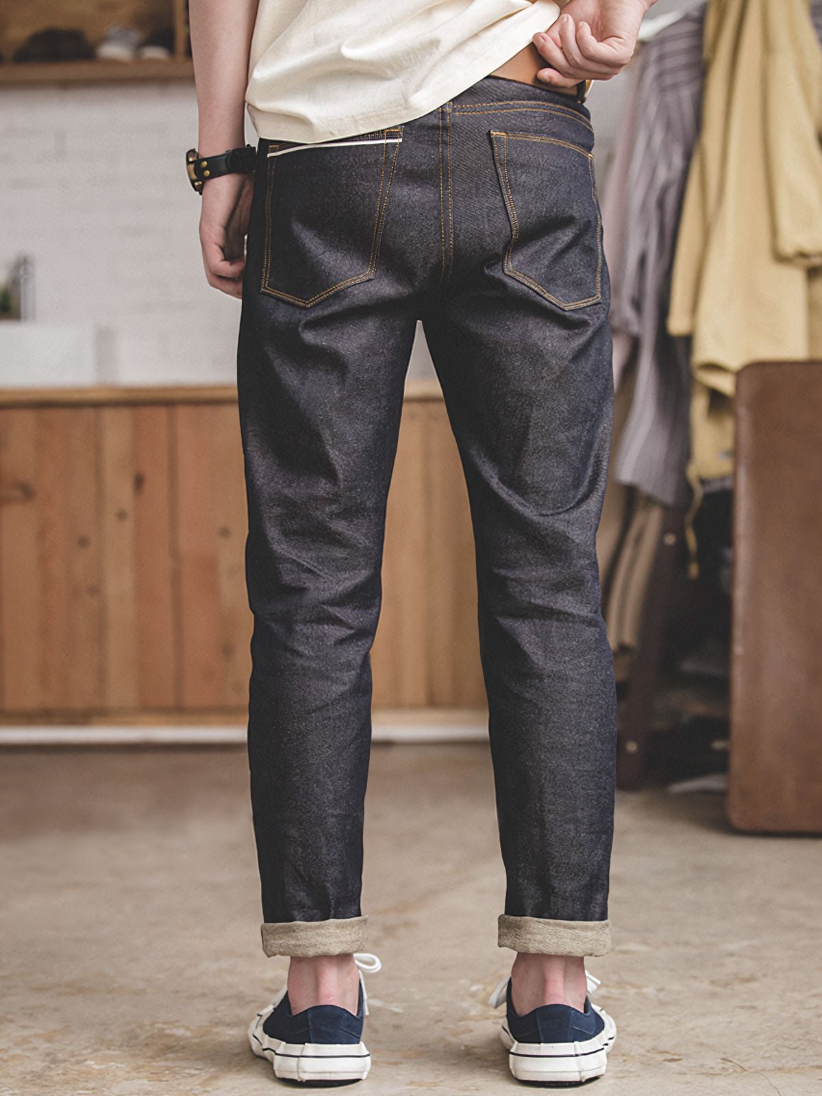 ユウセルビッジデニムジーンズ