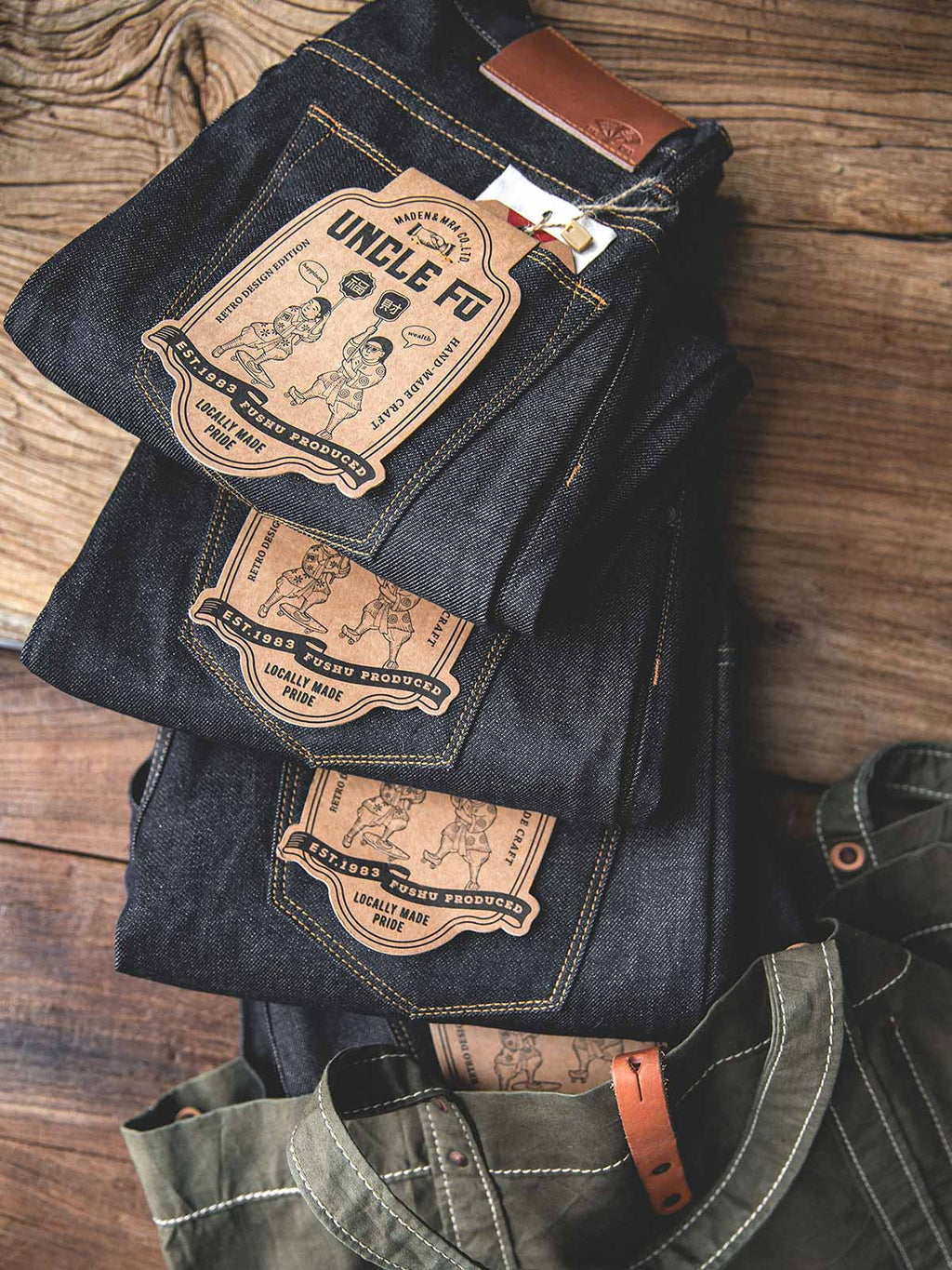 ユウセルビッジデニムジーンズ