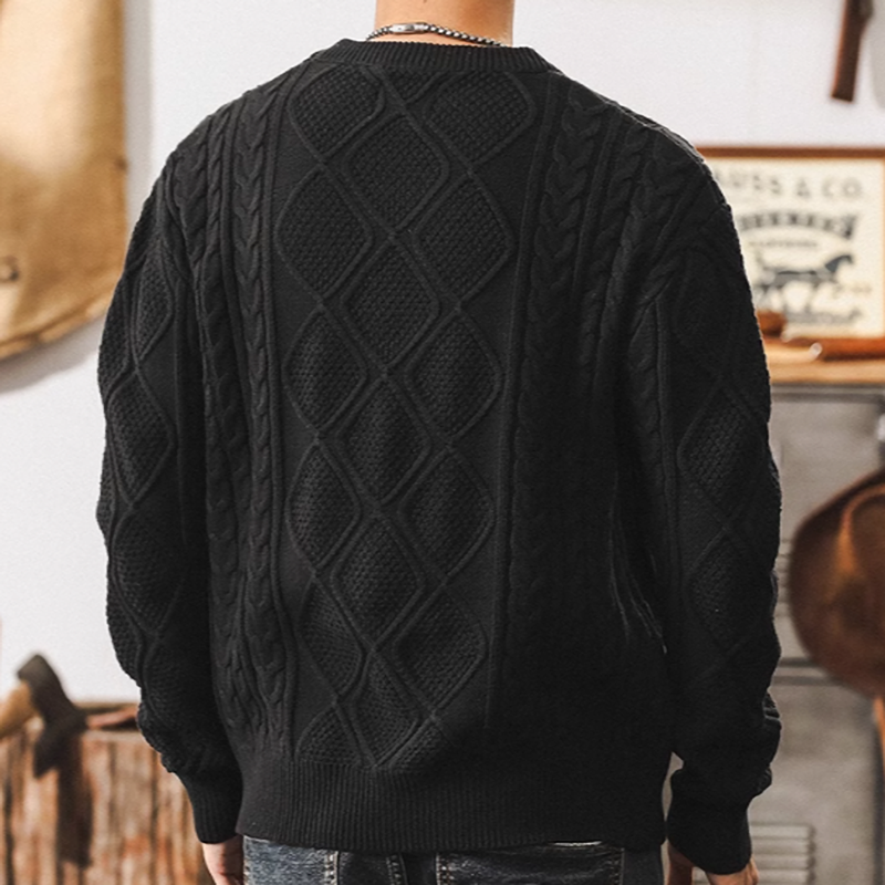 ハル トラディショナル ケーブルニット セーター