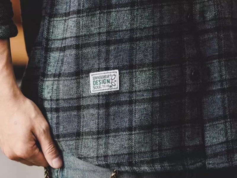 カズ フランネル チェックシャツ