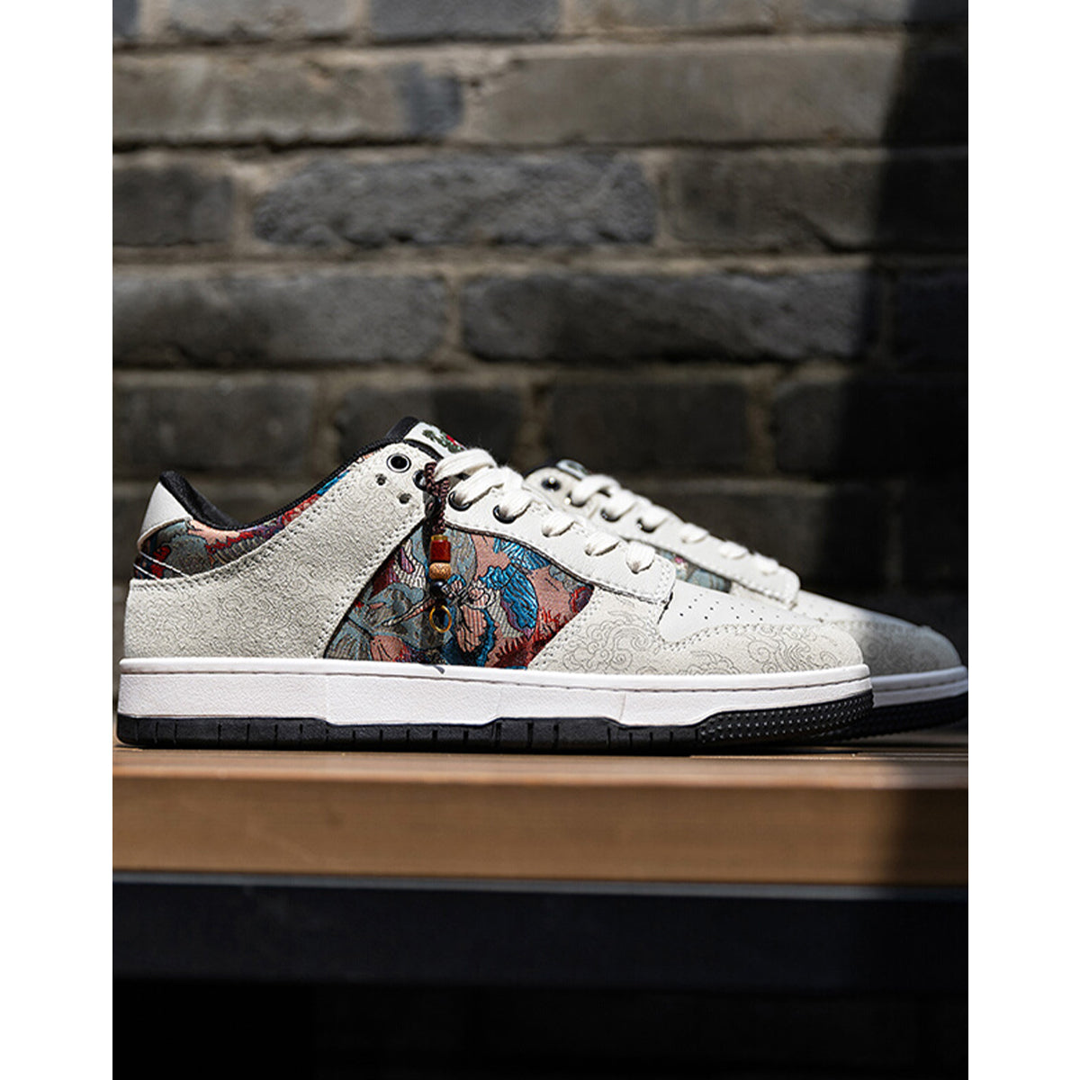 レン ジャカードローカットスニーカー