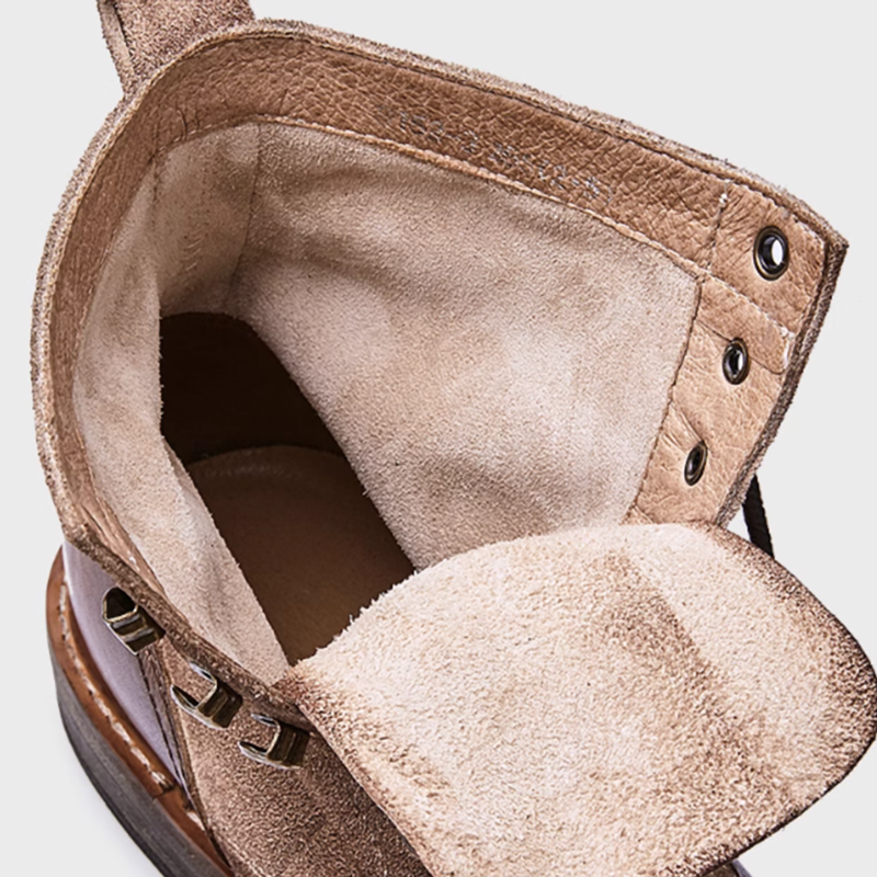 ハルオ レザーミックス ブーツ