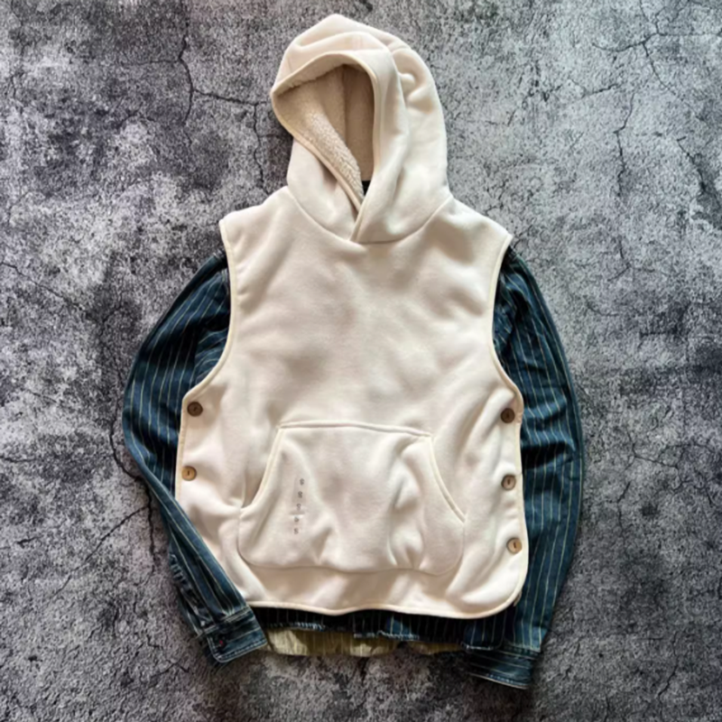 タカオ フリース フード付き ベスト