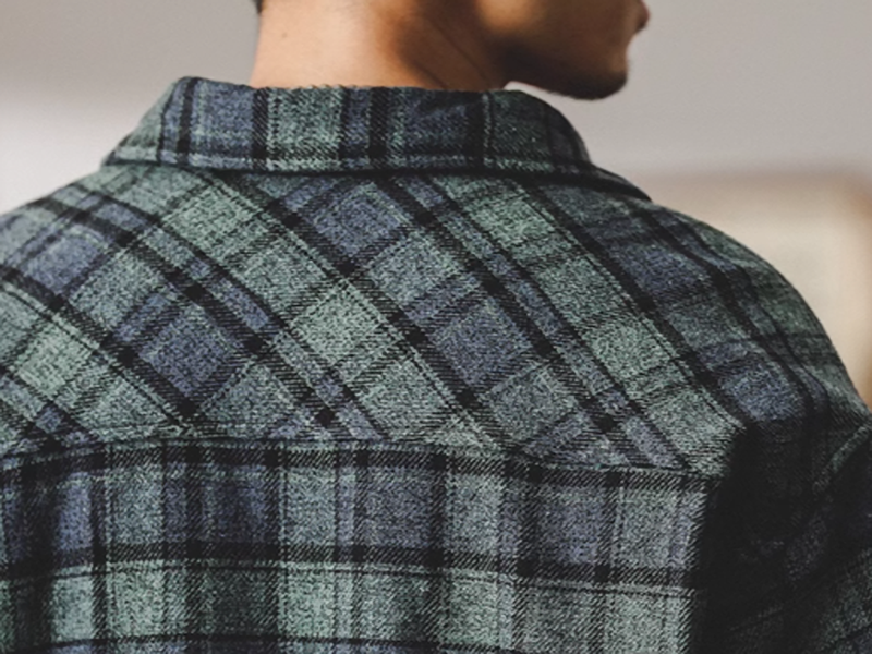 カズ フランネル チェックシャツ