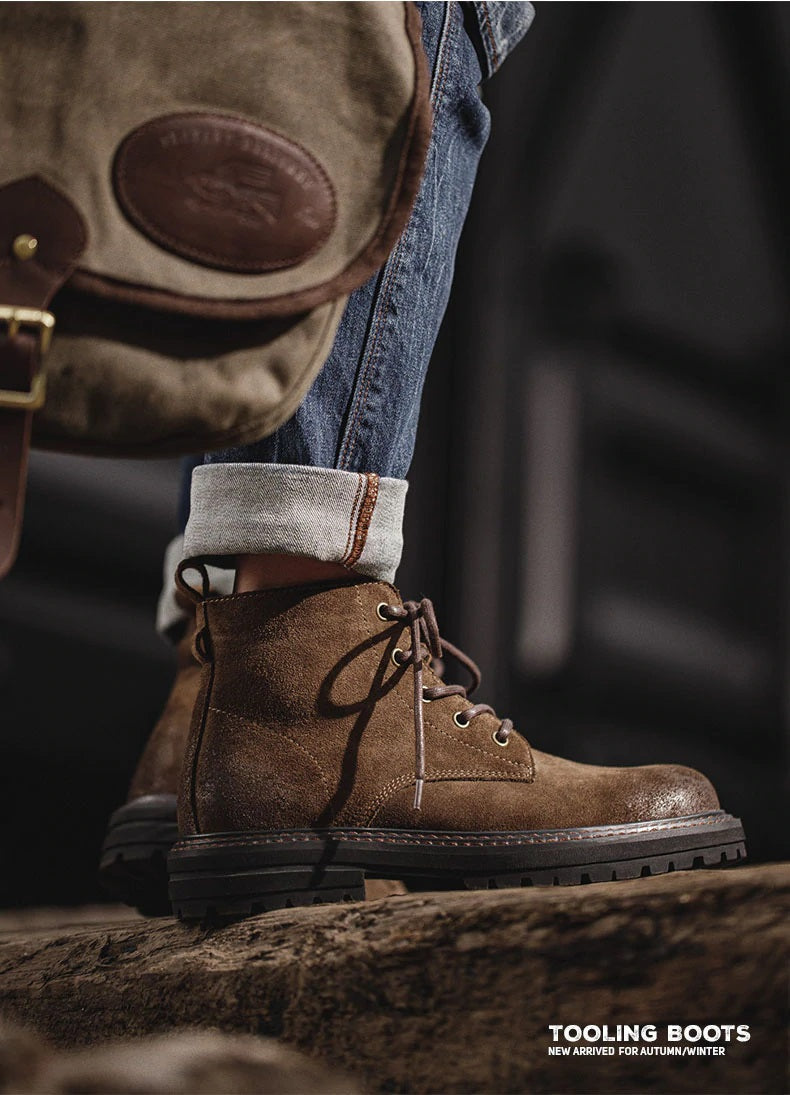 ユウタ スエードワークブーツ