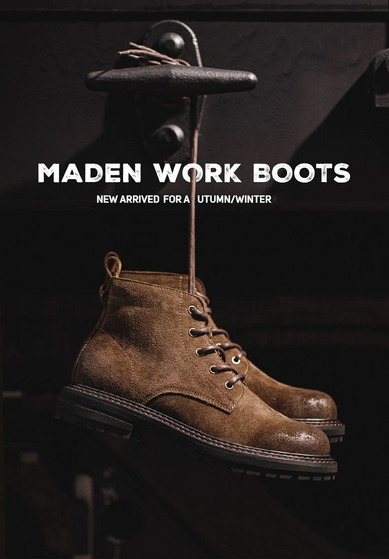 ユウタ スエードワークブーツ