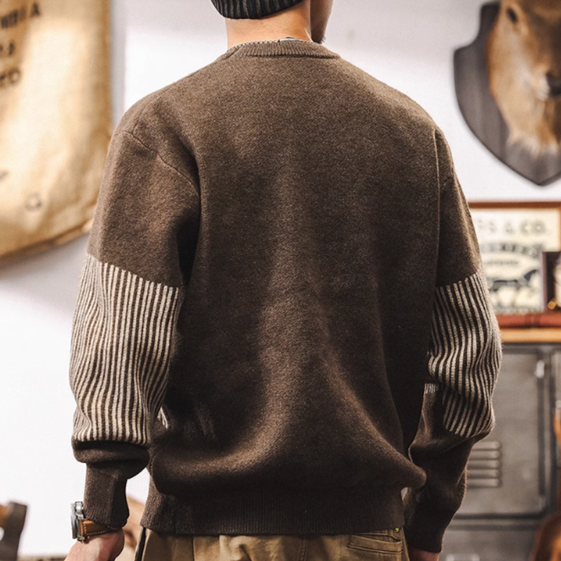 レン ジオメトリック パターン ニットセーター