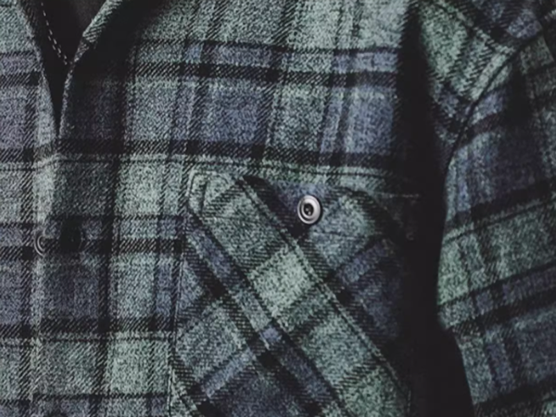 カズ フランネル チェックシャツ