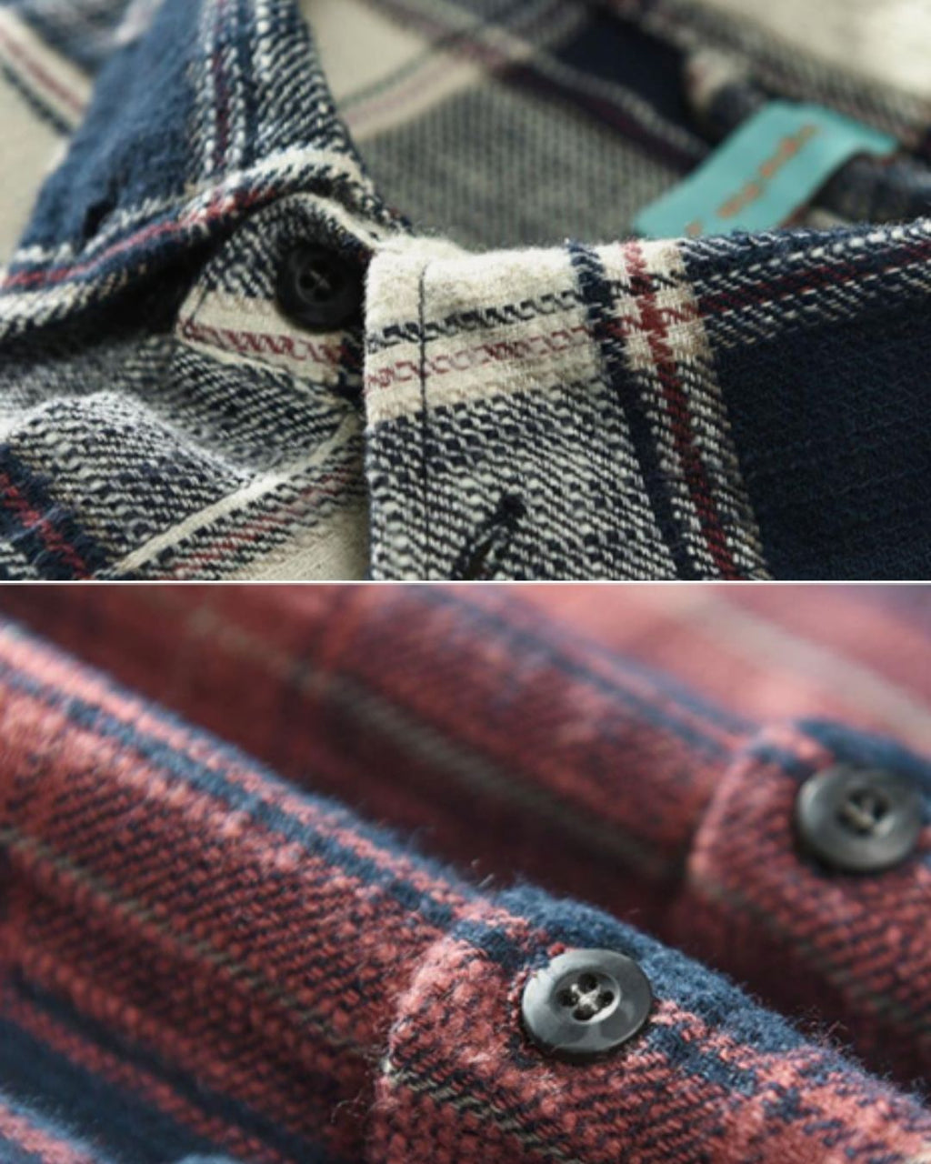 チェックフランネルシャツ