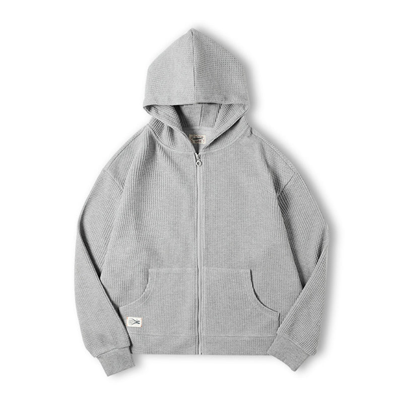 ハルト ワッフルジップパーカー