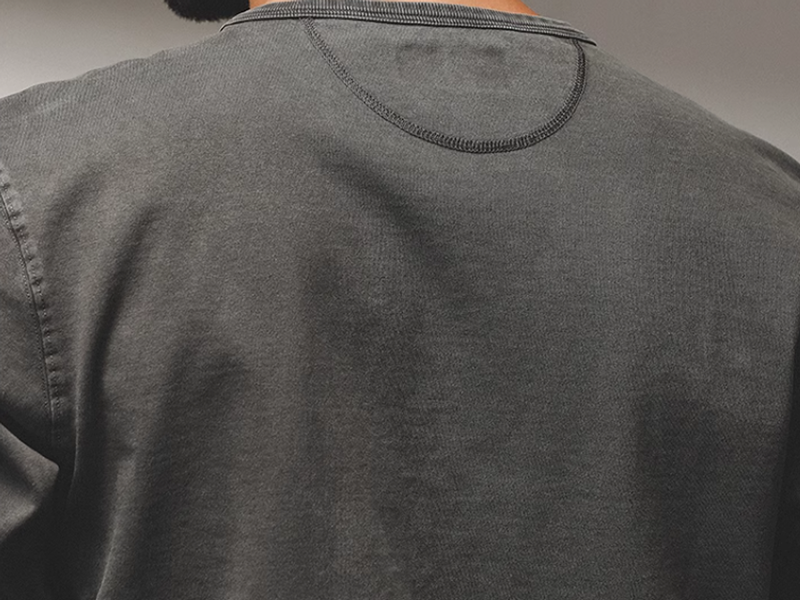 タケルヘンリーネックロングスリーブシャツ