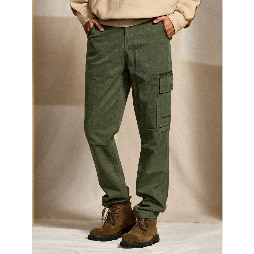 オリーブ ショウ カーゴワークパンツ