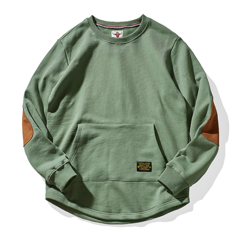 トモアキ エルボーパッチ スウェット