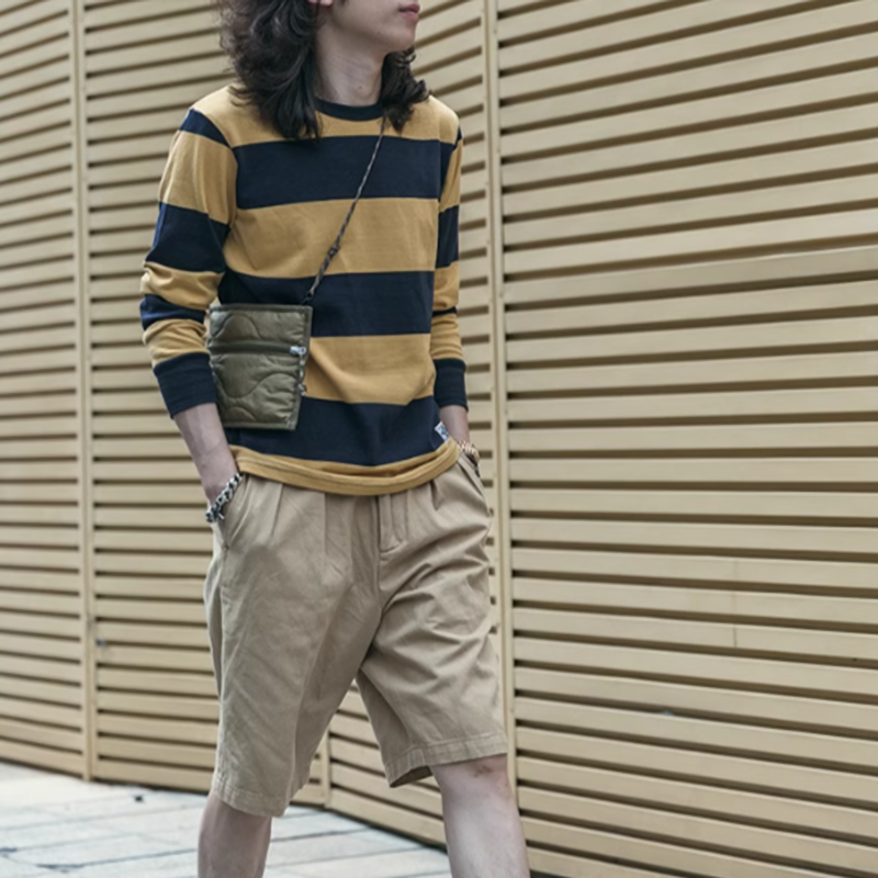 ハヤト ボーダー ロングスリーブTシャツ