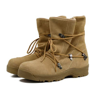 ベージュ ハヤト スエードマウンテンブーツ