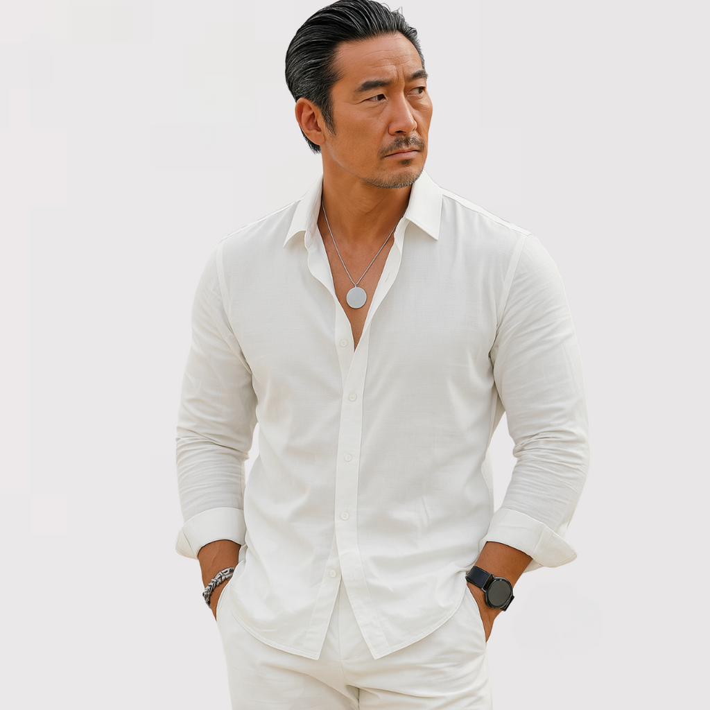 KENSUKE | リネンロングスリーブシャツ