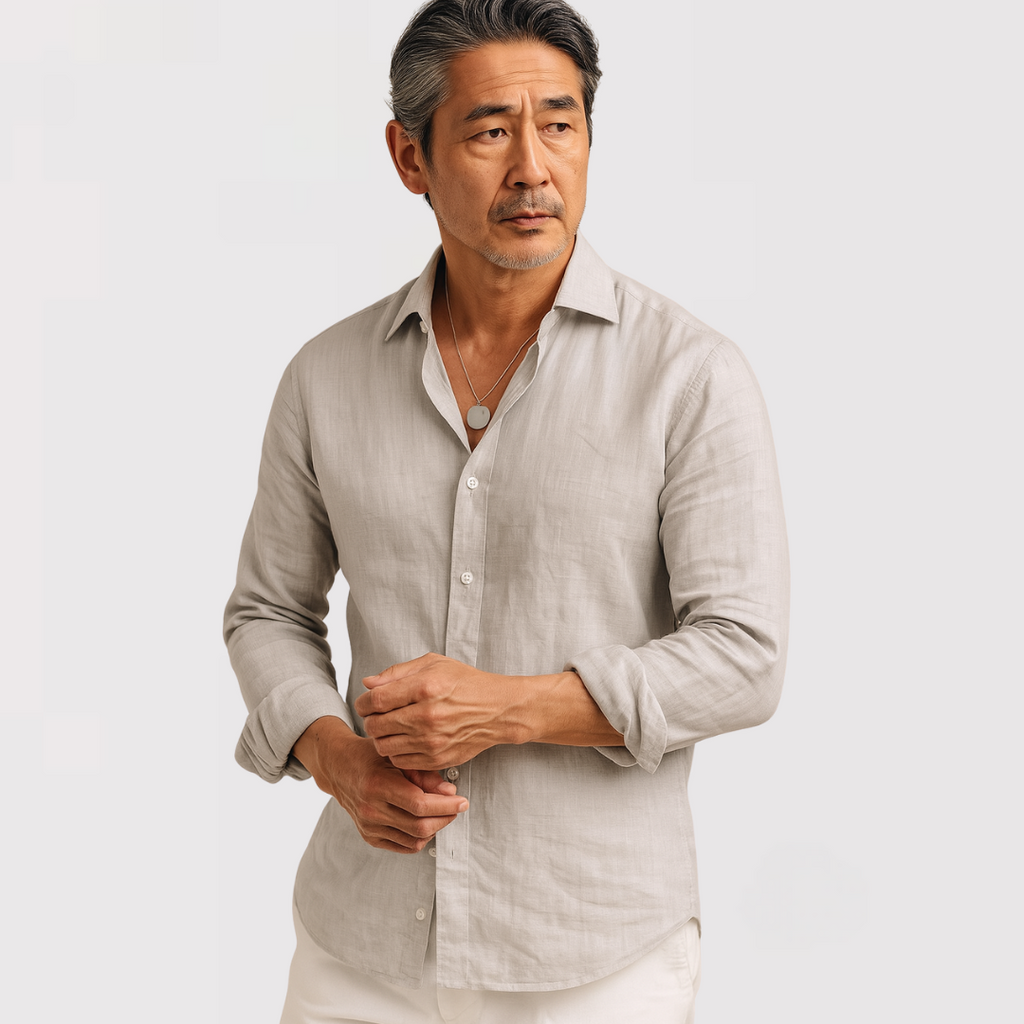 KENSUKE | リネンロングスリーブシャツ