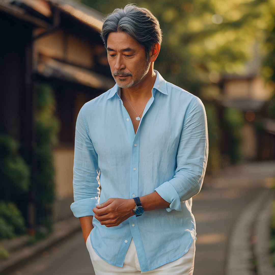 KENSUKE | リネンロングスリーブシャツ