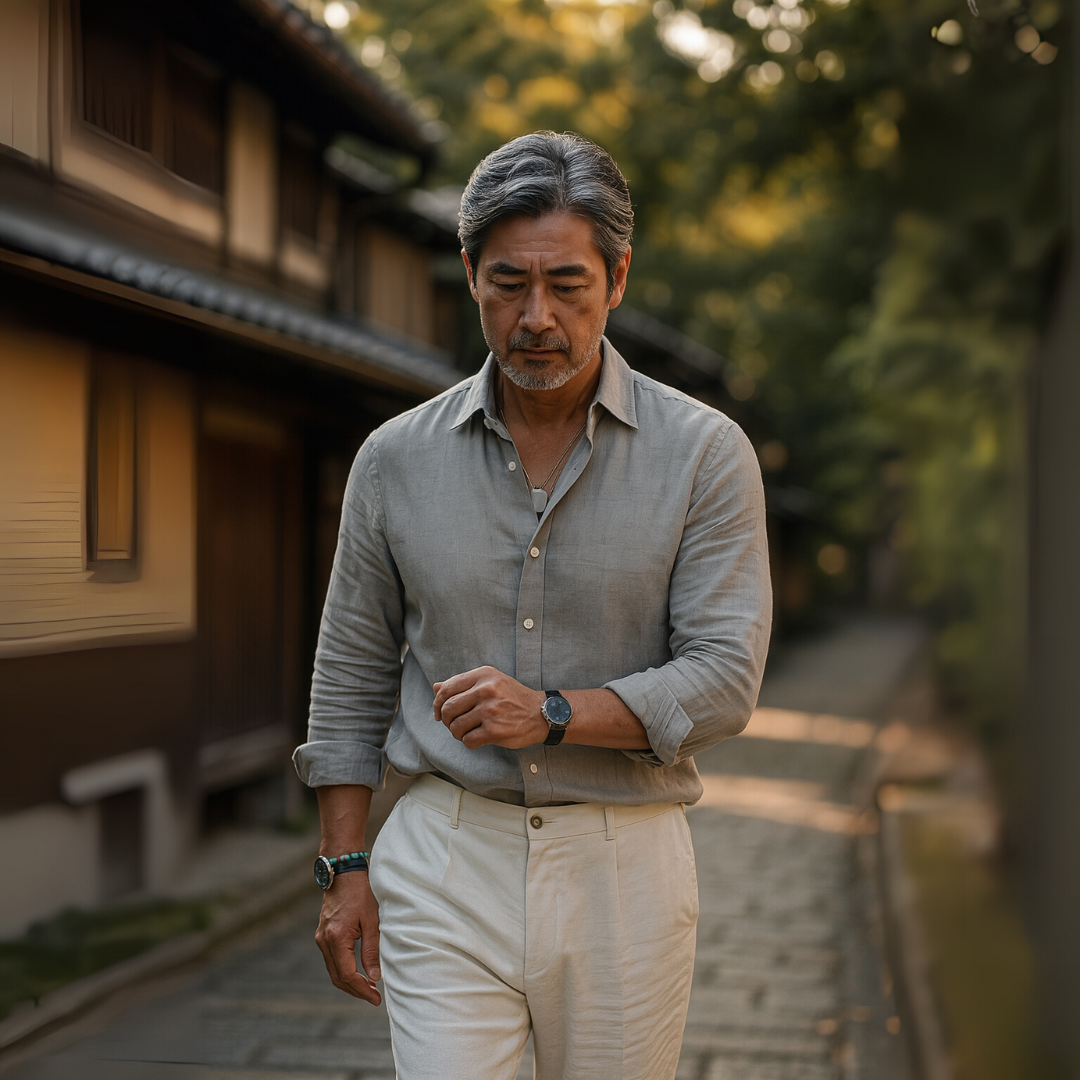 KENSUKE | リネンロングスリーブシャツ