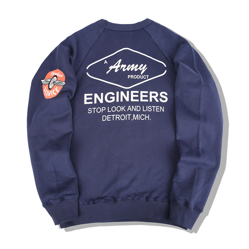 リク ミリタリーグラフィック スウェット