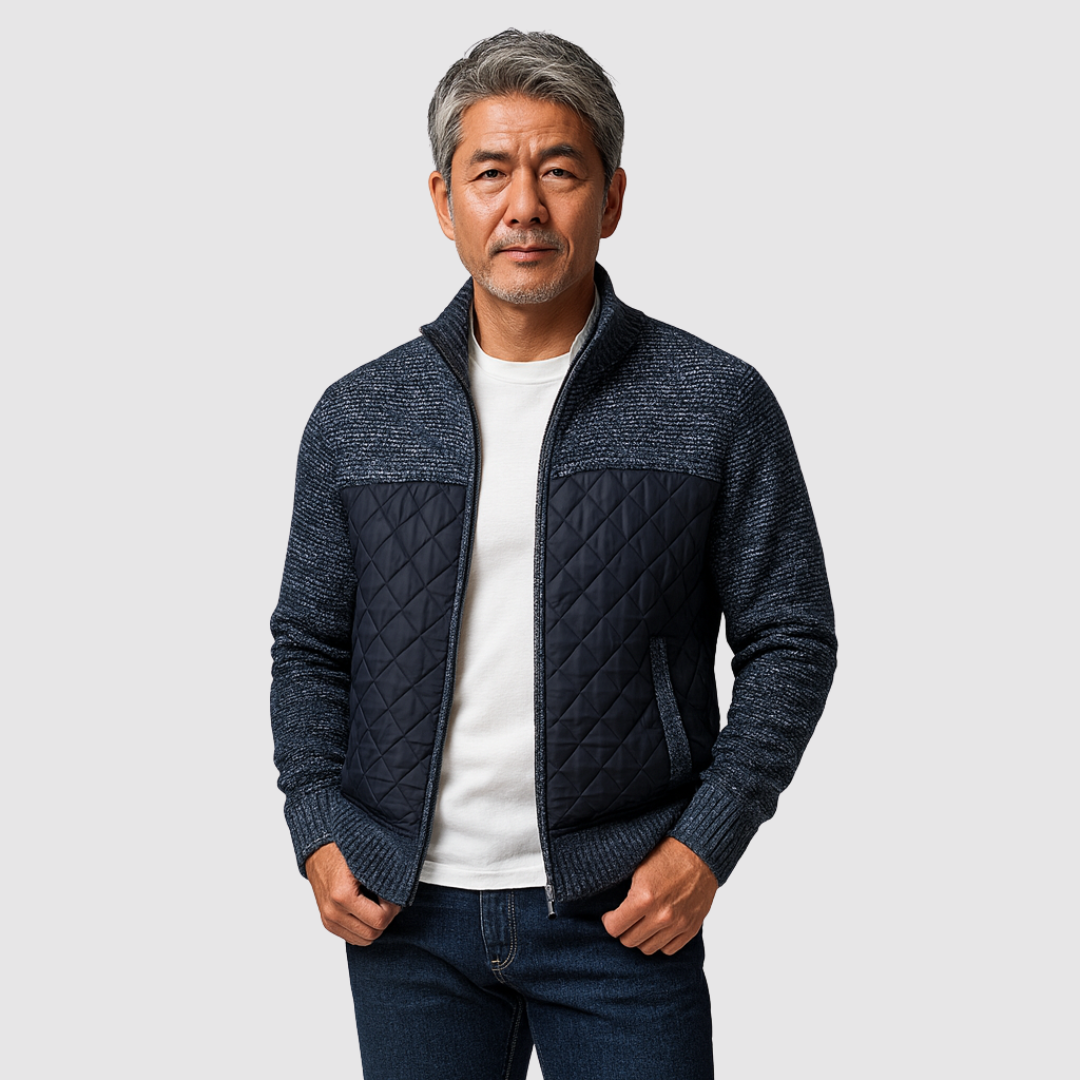 ケイスケ キルティング コンビ ジャケット