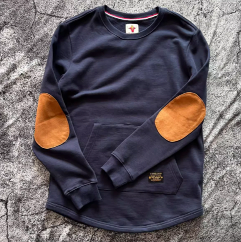 ソウ マークパッチ クルーネックスウェット