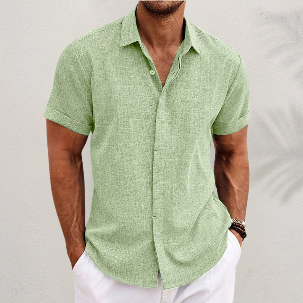 ベーシックオープンカラーポロシャツ