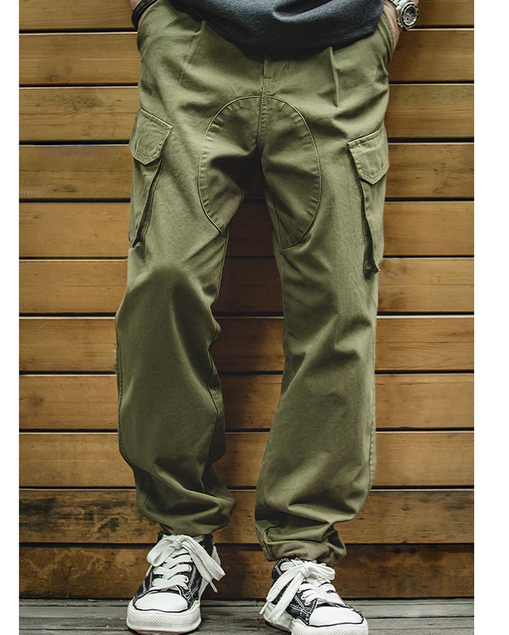 オリーブ ショウ ワークユーティリティパンツ