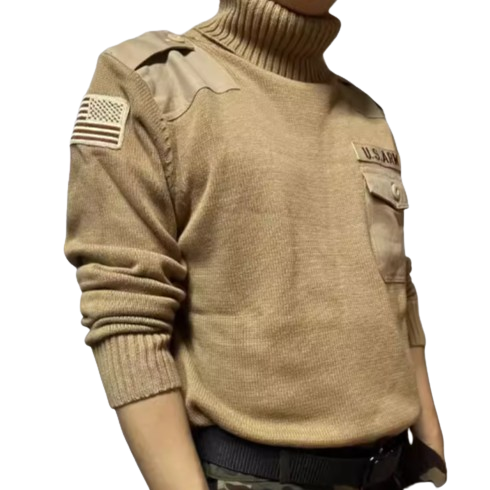 ケンタ ミリタリー タートルネック セーター