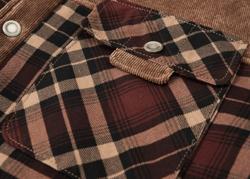 リクフェアチェックシェルパジャケット