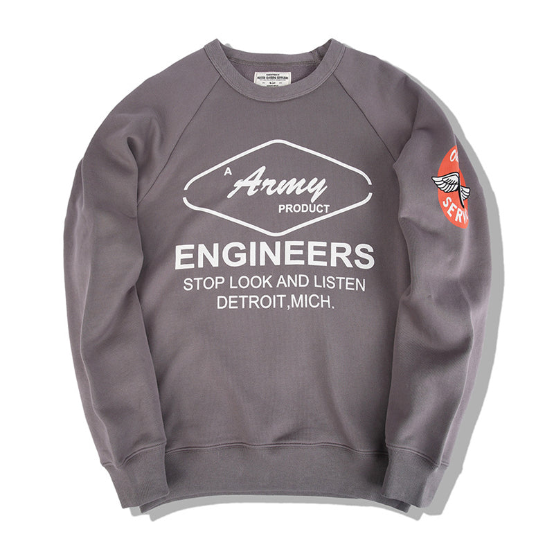 リク ミリタリーグラフィック スウェット