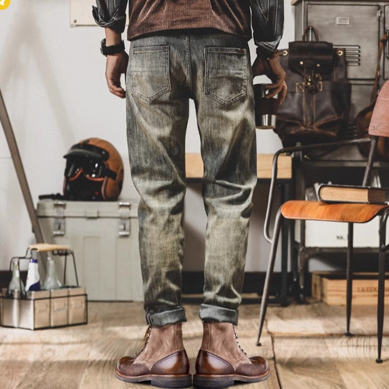 ハルオ レザーミックス ブーツ