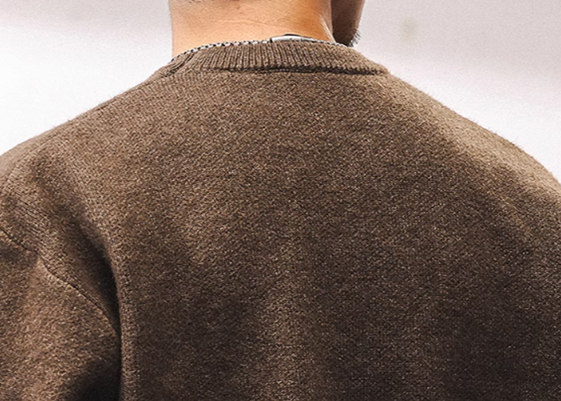 レン ジオメトリック パターン ニットセーター