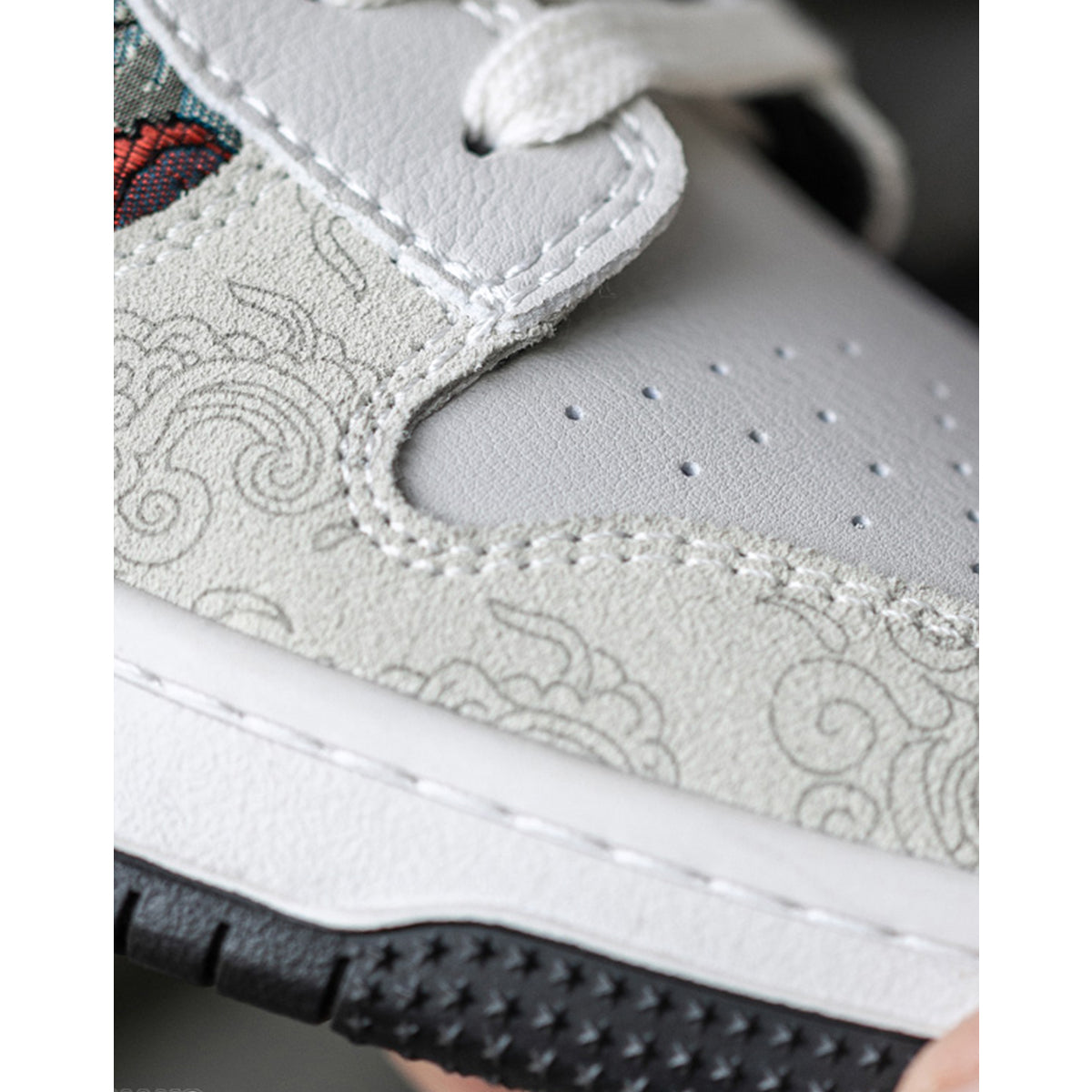 レン ジャカードローカットスニーカー