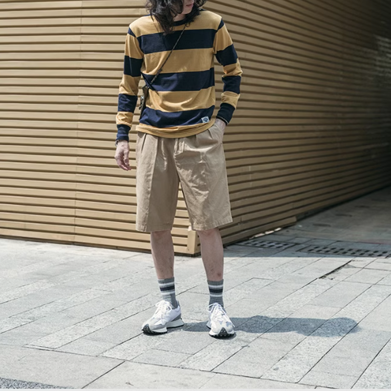 ハヤト ボーダー ロングスリーブTシャツ