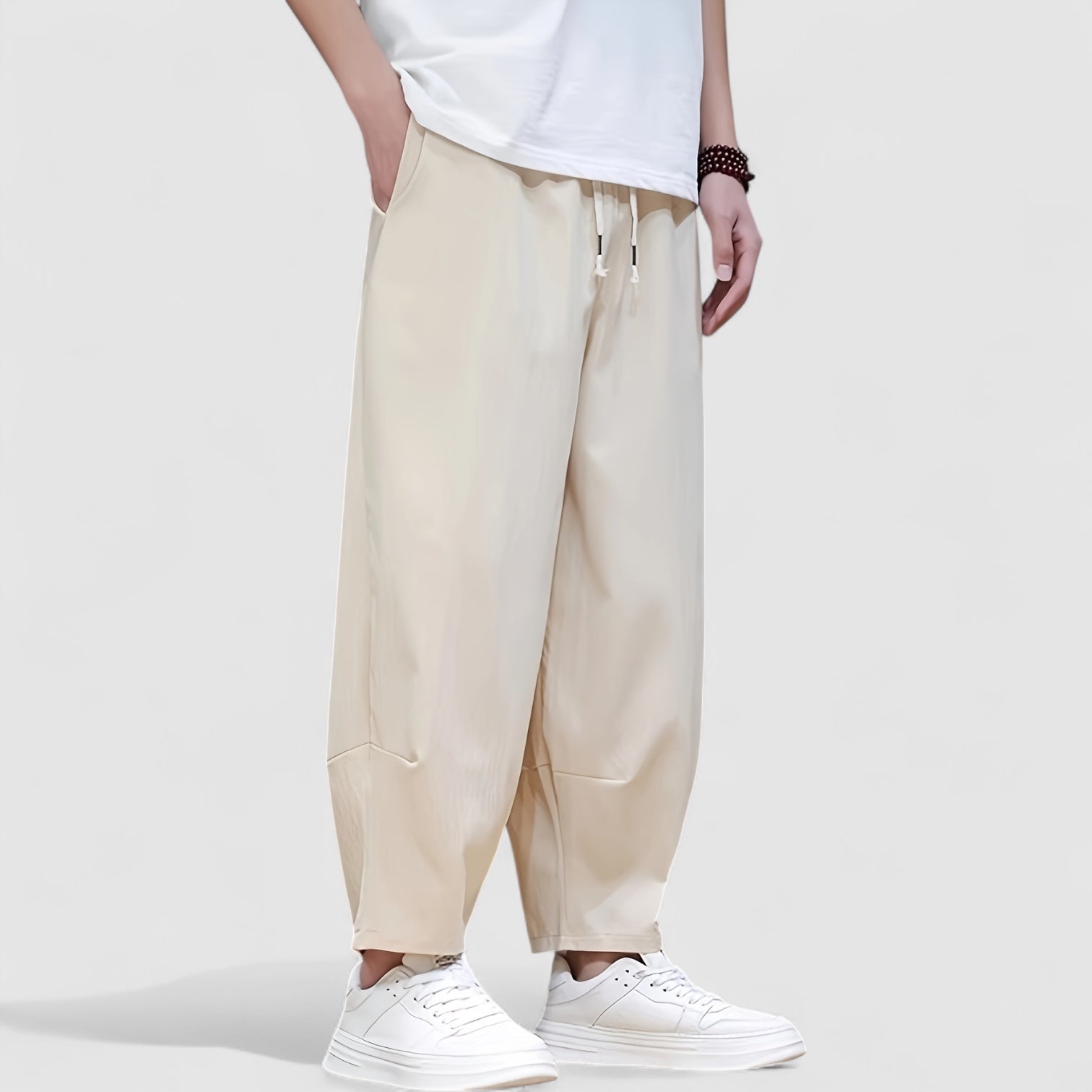 ソウマ ワイドドレープ パンツ