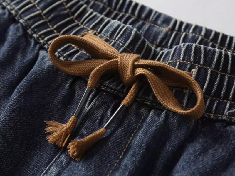 ユウマ インディゴ デニムジョガーパンツ