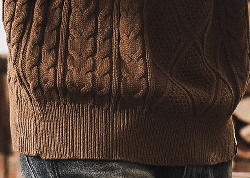 ハル トラディショナル ケーブルニット セーター