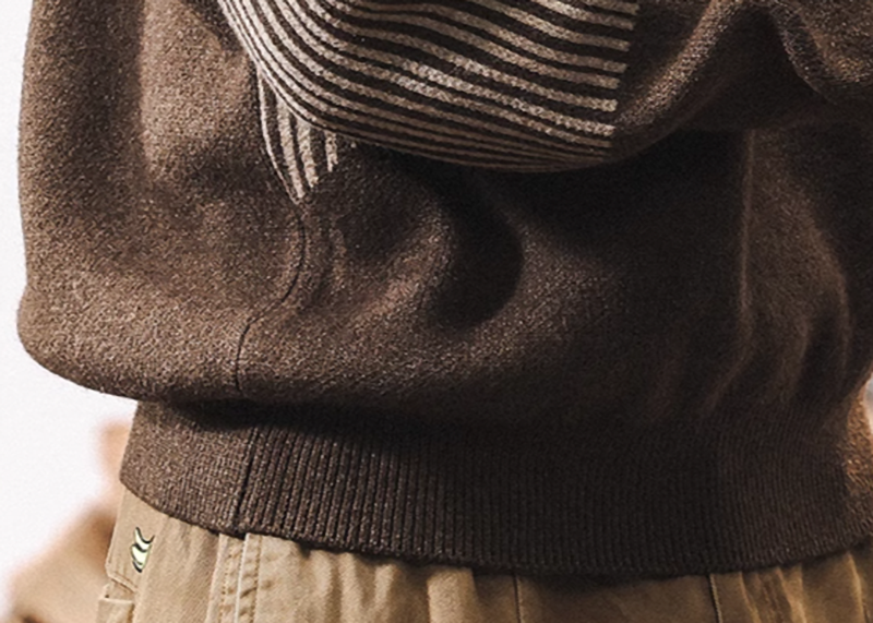 レン ジオメトリック パターン ニットセーター