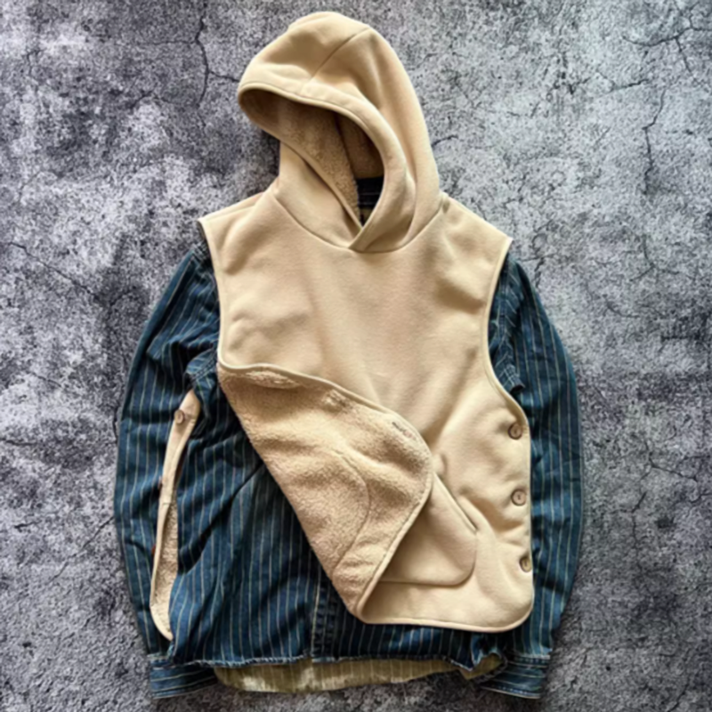 タカオ フリース フード付き ベスト