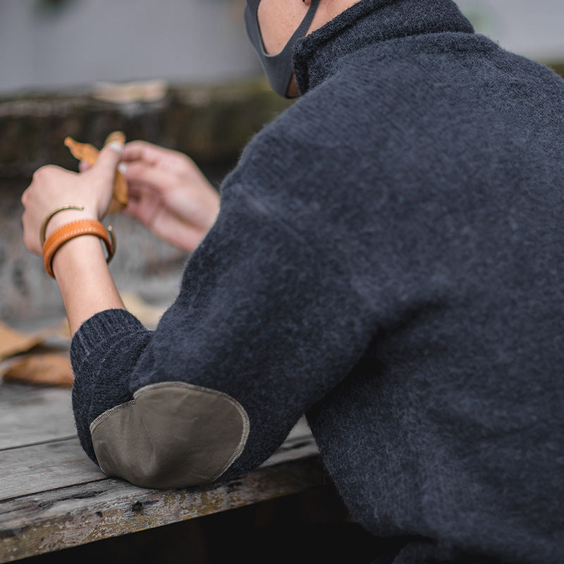 シンジ ウールタートルネック セーター