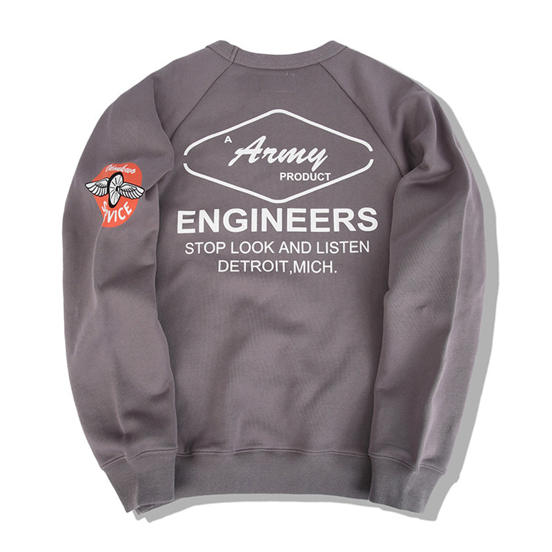 リク ミリタリーグラフィック スウェット